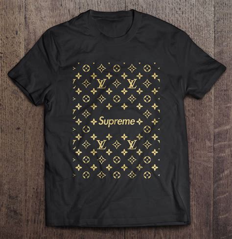 gucci x louis vuitton x supreme t shirt|louis vuitton supreme shoes.